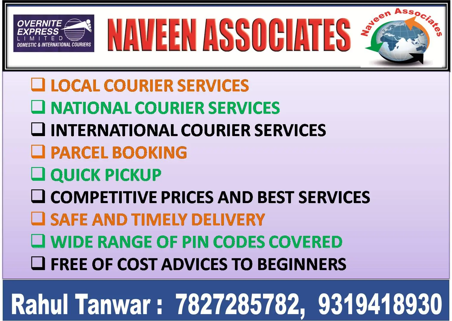 Your Premier Partner – Best Courier Company in Delhi NCR