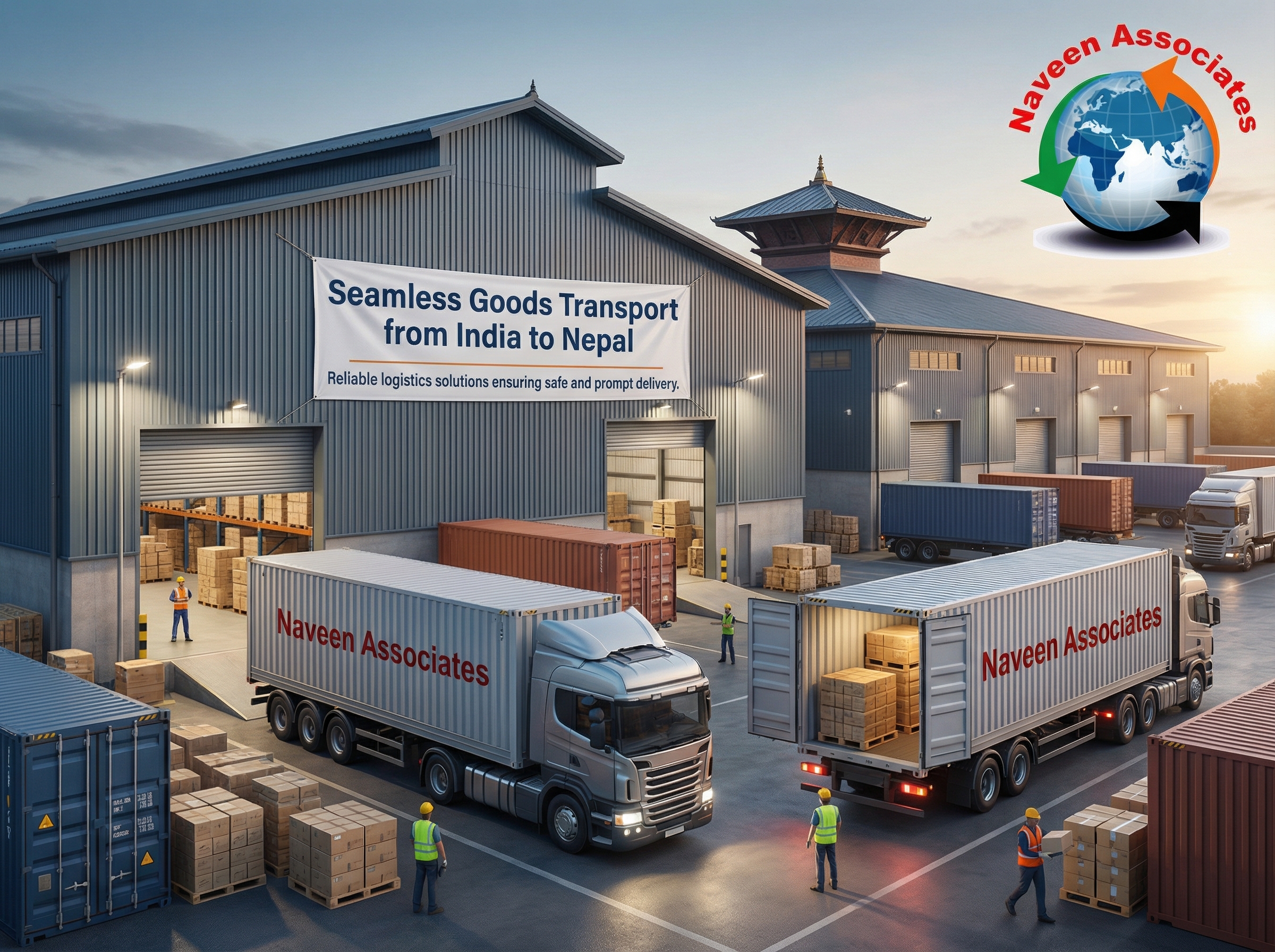 One Stop Solutions for India to Nepal Transport Services : Naveen Transport